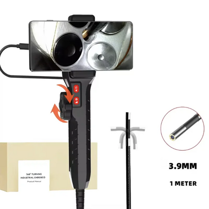 8.5/6.2/3.9mm Single Lens 1080P Endoscope 360° 2 Ways Suitable for Automotive Diesel Engine Carbon Deposition Aviation Detection