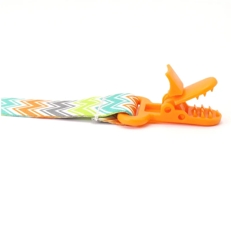 Adjust Baby Pacifier Clip Chain Ribbon Dummy Holder Chupetas Soother Pacifier Clips Leash Strap Nipple Holder for Infant Feeding