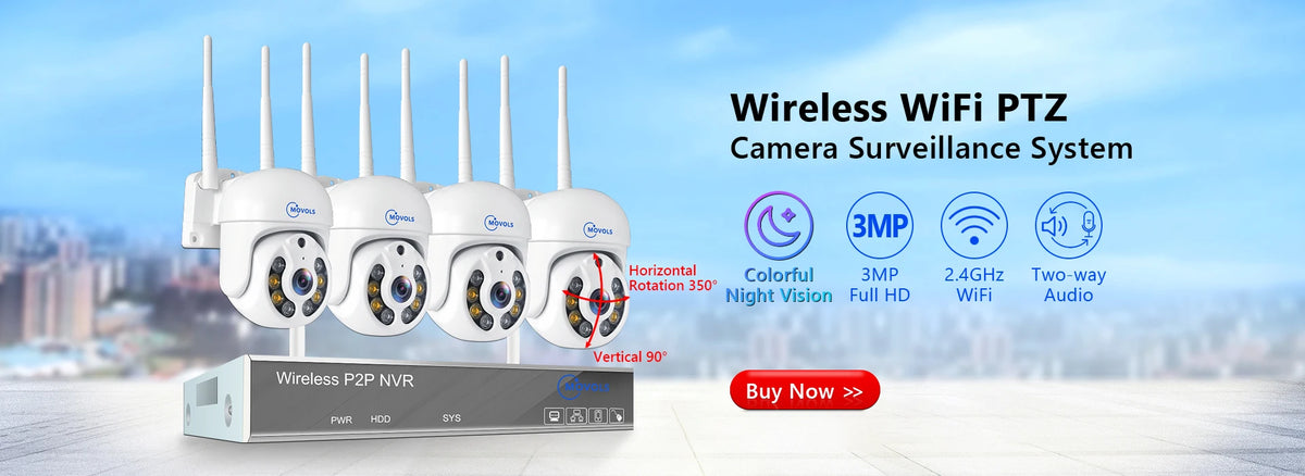Movols 4K 16CH XMEYE POE Surveillance System 8MP 4MP Two Way Audio PTZ CCTV System AI P2P Security Camera Video Surveillance Kit