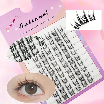 Large Capacity Wheat Ear Fake Eyelashes Anime Eyelashes Natural Eyelashes Cosplay Single Cluster Fake Eyelashes Beginner Makeup