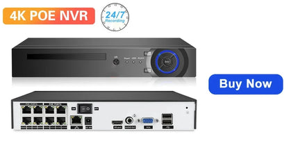 3840*2160P Ultra HD 10X Optical Zoom 4K 8MP Surveillance IP Camera POE Video Outdoor Security IP Cameras PTZ Smart Home CCTV