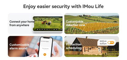 IMOU AOV KIT Camera 3K Wifi Or 4G Security outdoor Camera Smart PIR Detection Battery/Solar Powered IP Camera Two-way Talk