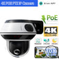 3840*2160P Ultra HD 10X Optical Zoom 4K 8MP Surveillance IP Camera POE Video Outdoor Security IP Cameras PTZ Smart Home CCTV