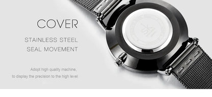 Shengke Fashion Black Watch for Women Classic Relogio Feminino Quartz Ladies Watch Woman Adjustable Mesh Strap Montre Femme
