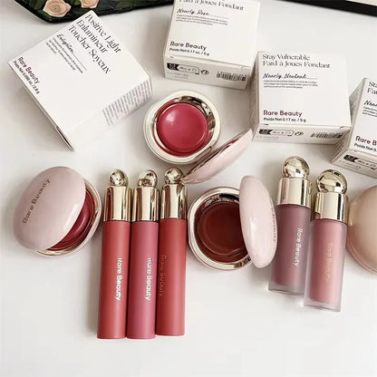 Rare Beauty Liquid Contour Waterproof Pigmented&Blush Hydrating Oil Control&Lip Oil Non Sticky Plumping Radiant Makeup Gifts