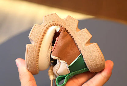 DIMI Autumn New Children Shoes Pu Leather Kids Sneakers  Baby Toddler Shoes Comfortable Soft Boys Girls Casual Shoes