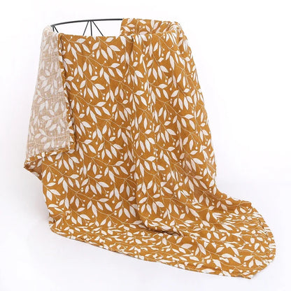 120cm*110cm Swaddle Blanket Baby Cotton Muslin Wrap Baby Blankets Newborn Swaddle Bedding