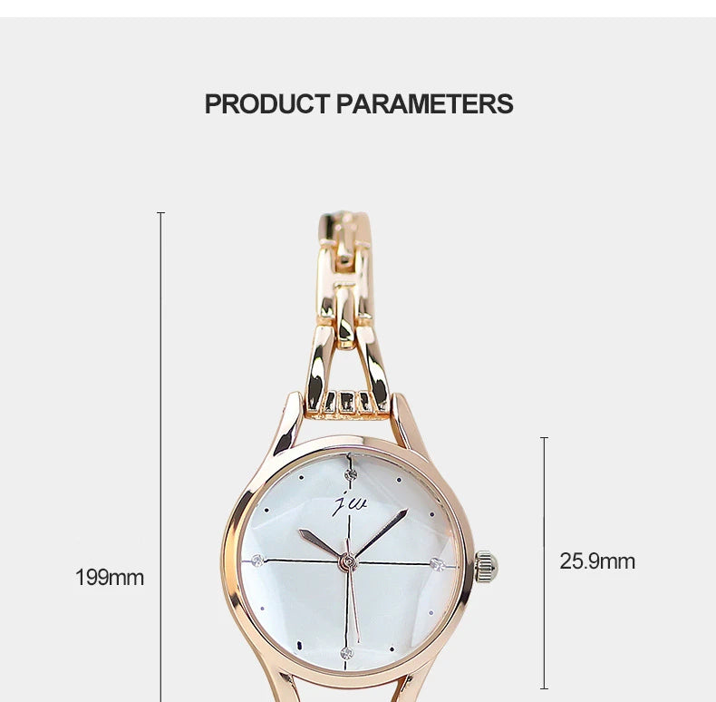 Bracelet Watch For Women Elegant Rose Gold Ladies Luxury Wristwatches Rhinestone Simple Fashion Female Quartz relogio feminino