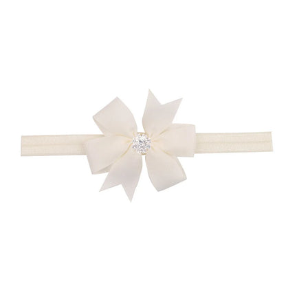 1 Piece Baby Headband Girl Bandage Ribbon Bowknot Infant Kids Hair Accessory Newborn Bow Crystal Toddler Band Headwear