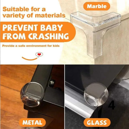 Baby Safety Silicone Kids Proofing Edge Protector Soft Transparent Children Anti Collision Table Corner Edge Protection Cover