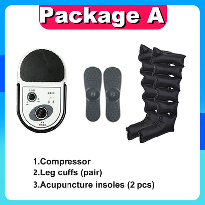 Thigh Air Compression Pressure Massager Home Use Relieve Varicose Veins Leg Massager Machine Promote Blood Circulation Relieve