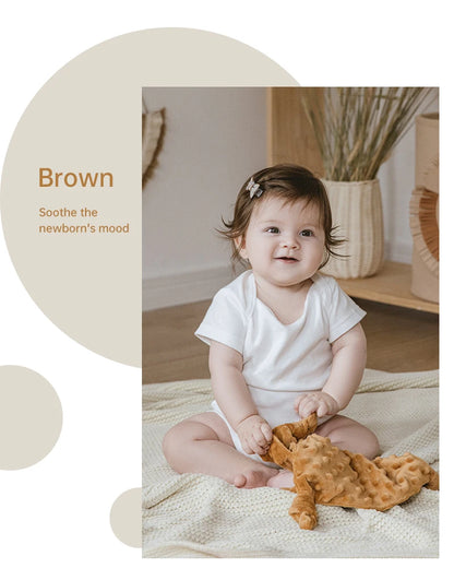 Baby Blanket For Newborn Appease Towel 1Pc Security Blanket Winter Doudou Velvet Soft Infant Facecloth Can Hanging Soother