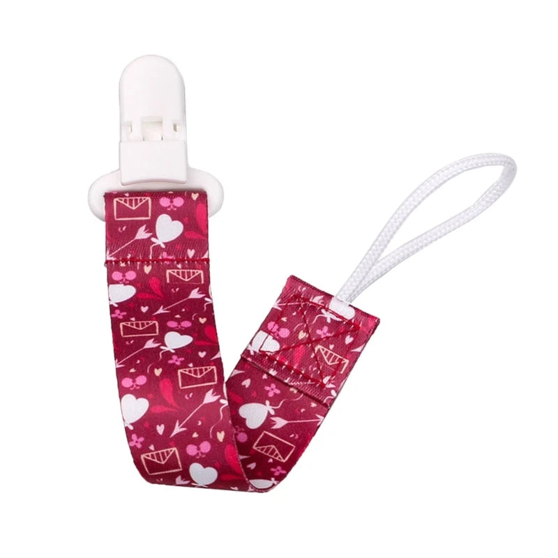 Baby Pacifier Clip Cartoon Pattern Pacifier Strap with Fun& Attractive Design