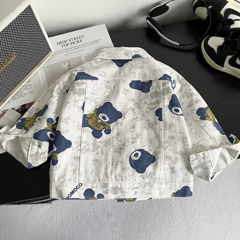 2026 New Boys Spring Autumn Jacket Fashion Casual Coat For Kids Toddler Baby  Outerwear All Match Streetwear Children Clothing