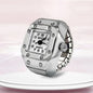 Ring Watch New Hot Selling Creative Alloy Shell Finger Square Dial Couple Men And Women