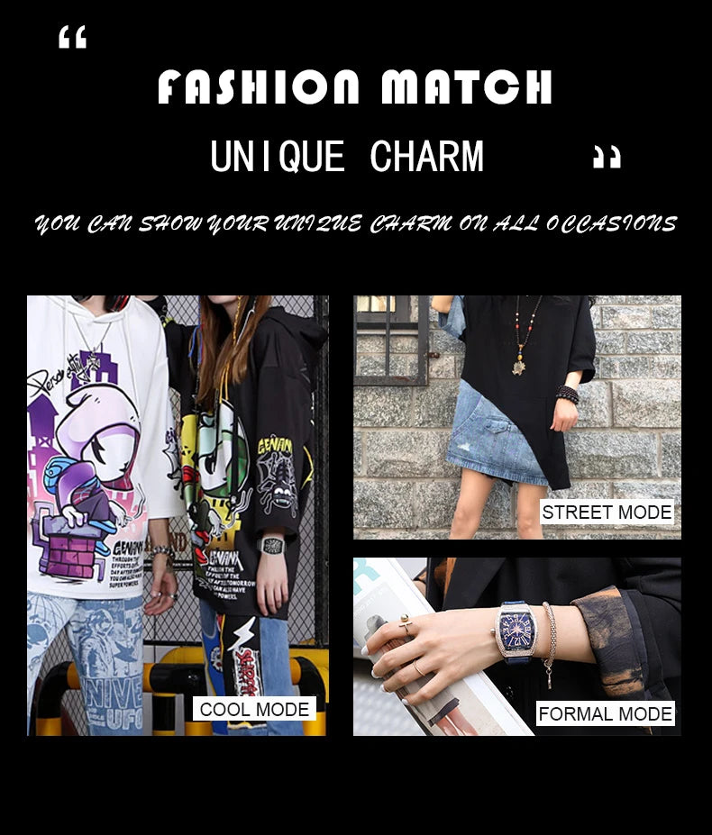 Top Brand Luxury Watch Men Classic Tonneau Case Calendar Quartz Watch for Men Male Clock Hombre Relogio Masculino 2023 New