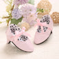 2026 New Infant Newborn Baby Girl High Heels Shoes Princess Bow First Birthday Party Shoes Photo Props Shoes 0-12M