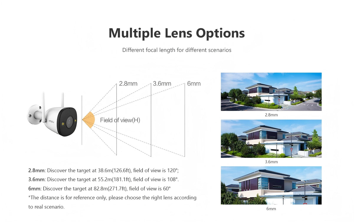 IMOU Bullet 2C Pro 3MP/5MP 2K/3K WiFi 6 Outdoor AOR Mode Security Camera Human Vehicle Detection Night Vision IP67 IP Camera