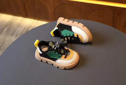 DIMI Autumn New Children Shoes Pu Leather Kids Sneakers  Baby Toddler Shoes Comfortable Soft Boys Girls Casual Shoes