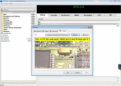 NEWEST Auto Repair Software 2017 NYO 4.0 Full Database Airbag+Carradio+Dashboard+IMMO+Navigation Install Video Guide