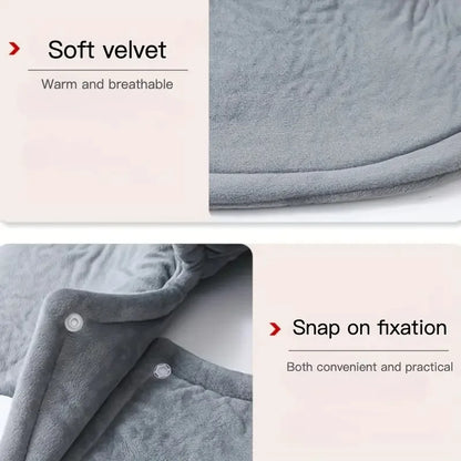 Electric Neck Massager Vibration Shawl 9 Levels Hot Compress Neck Winter Warm Back Tool Relax Brace Multi Functional Heating Pad