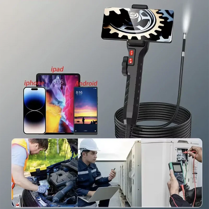 8.5/6.2/3.9mm Single Lens 1080P Endoscope 360° 2 Ways Suitable for Automotive Diesel Engine Carbon Deposition Aviation Detection