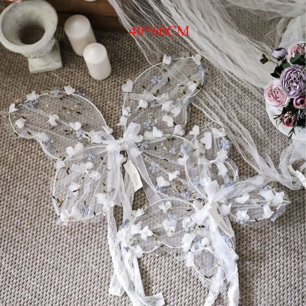 Butterfly Wings Angel Fairy Costume Newborn Baby Photography Props Soft Girl Photo Shoot Accessories