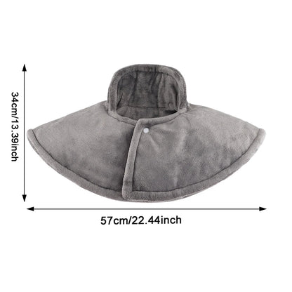 Electric Neck Massager Vibration Shawl 9 Levels Hot Compress Neck Winter Warm Back Tool Relax Brace Multi Functional Heating Pad