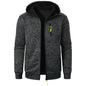 New Streetwear Men's Long Sleeve Sweatshirts for Men Zipper Hooded Oversize Winter Warm Jacket Coat Outdoor Tracksuit Men