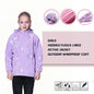 Dubbped Girl Polar Fleece Waterproof Jacket Spring Autumn Children Coats Sport Casual Kids Jackets Double-deck Windproof Jackets