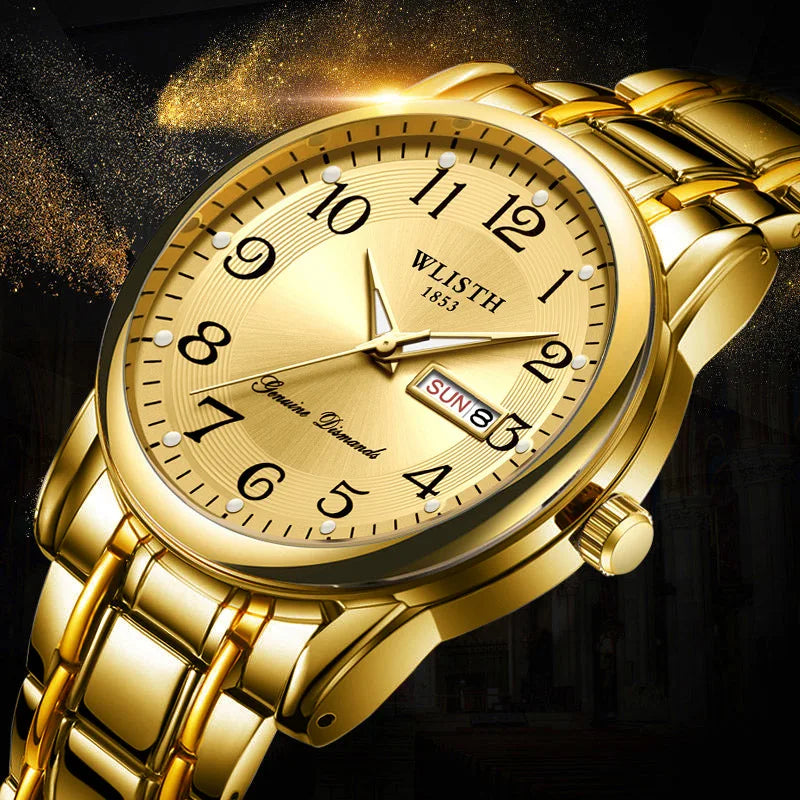 Luxury Women Watch Quartz Watch Digital Wristwatch Waterproof Calendar Luminous Watch Fashion Business Light Man Clock Watches