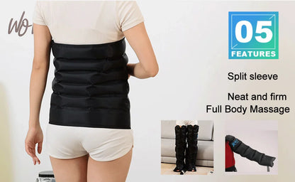Thigh Air Compression Pressure Massager Home Use Relieve Varicose Veins Leg Massager Machine Promote Blood Circulation Relieve