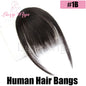 Blonde Human Hair Clip in Bangs Fringe with Temples Wispy Bangs French Bangs for Women Black Brown Gray Hair Bangs Daily Use