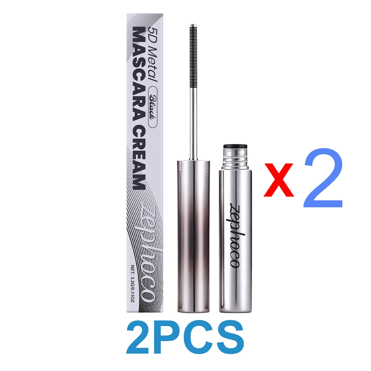 Black Mascara Volumizing Long Lasting Smudge Proof Waterproof Mascara Natural Curl Eyelash Lengthening Intense Black Eye Lash Makeup Daily Beauty Tool Cosmetic For All Day Wear