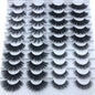 16 Pairs 3D Mink Lashes Natural False Eyelashes Dramatic Volume Fake Lashes Makeup Eyelash Extension Silk Eyelashes