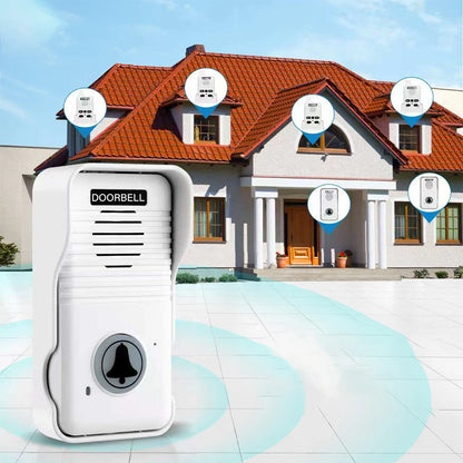 Wireless Voice Duplex Intercom Doorbell 500M Apartment Room Intercom Intercom System Doorbell for House Home Factory Office