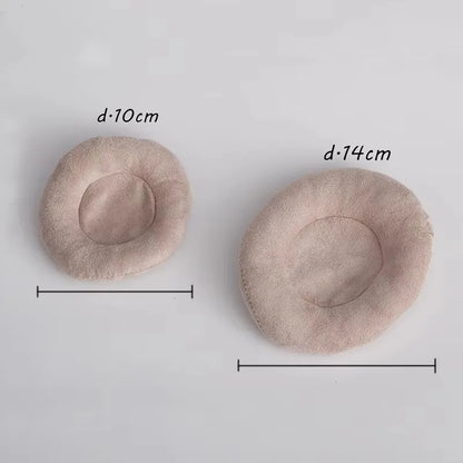 Newborn Baby Photography Round Pillows Infant Pictuers Accessories Studio Photo Props Small Pillow Posing Beans 2pcs/set