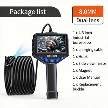 2.4"/ 4.3 "1080P Piping Endoscope Endoscopic Borescope Visible Inspection Cameras For Automotive Detector Industrial Endoscope