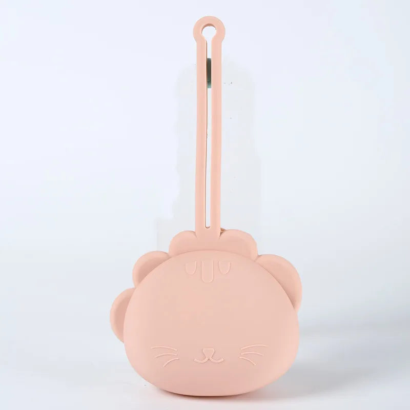 Pacifier Storage CasePortable Baby Pacifier Storage CaseSilicone Storage CasePacifier Drop-proof Case with Lanyard