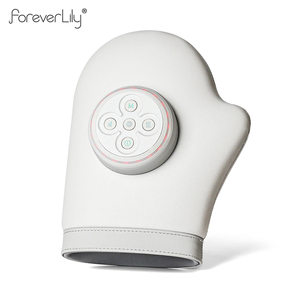 Electric Hand Massager Air Pressure Kneading Wrist Massager Airbag Finger Massage Glove Hot Compress Acupoint Finger masajeador