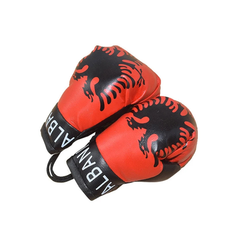 10cm Newborn Photography Props Mini Simulation Boxing Glove Boxing Flag Gloves Dropshipping