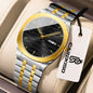 CAREKISO Luxury Fashion Men Clock Waterproof Week Date Casual Man Wristwatch Stainless Steel Quartz Business Men's Watches Reloj