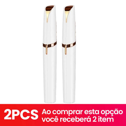 Caneta Elétrica Removedor De Pelos Sobrancelha E Rosto Recarregável Portátil Design Preciso E Suave