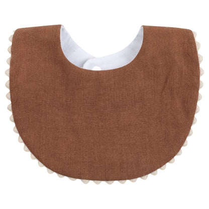 Cotton Gause Baby Bibs Solid Color Absorbent Baby Tassel Bib Newborn Burp Cloths Bandana Scarf for Kids Baby Girls Feeding Item