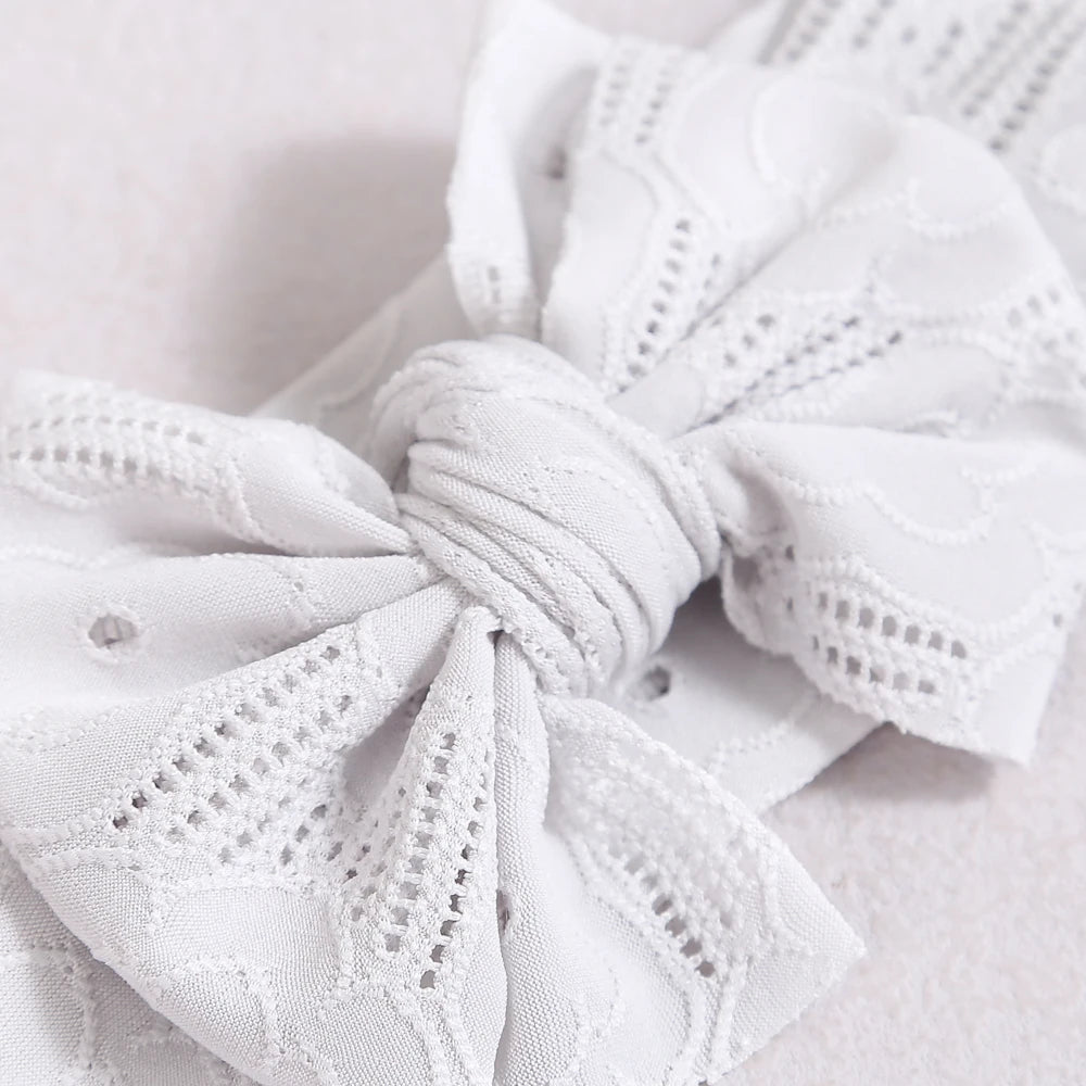 1pcs Bow Baby Head Band for Children Lace Baby Headbands Newborn Soft Headband Turban Kids Headwear Baby Hair Accessories Girl