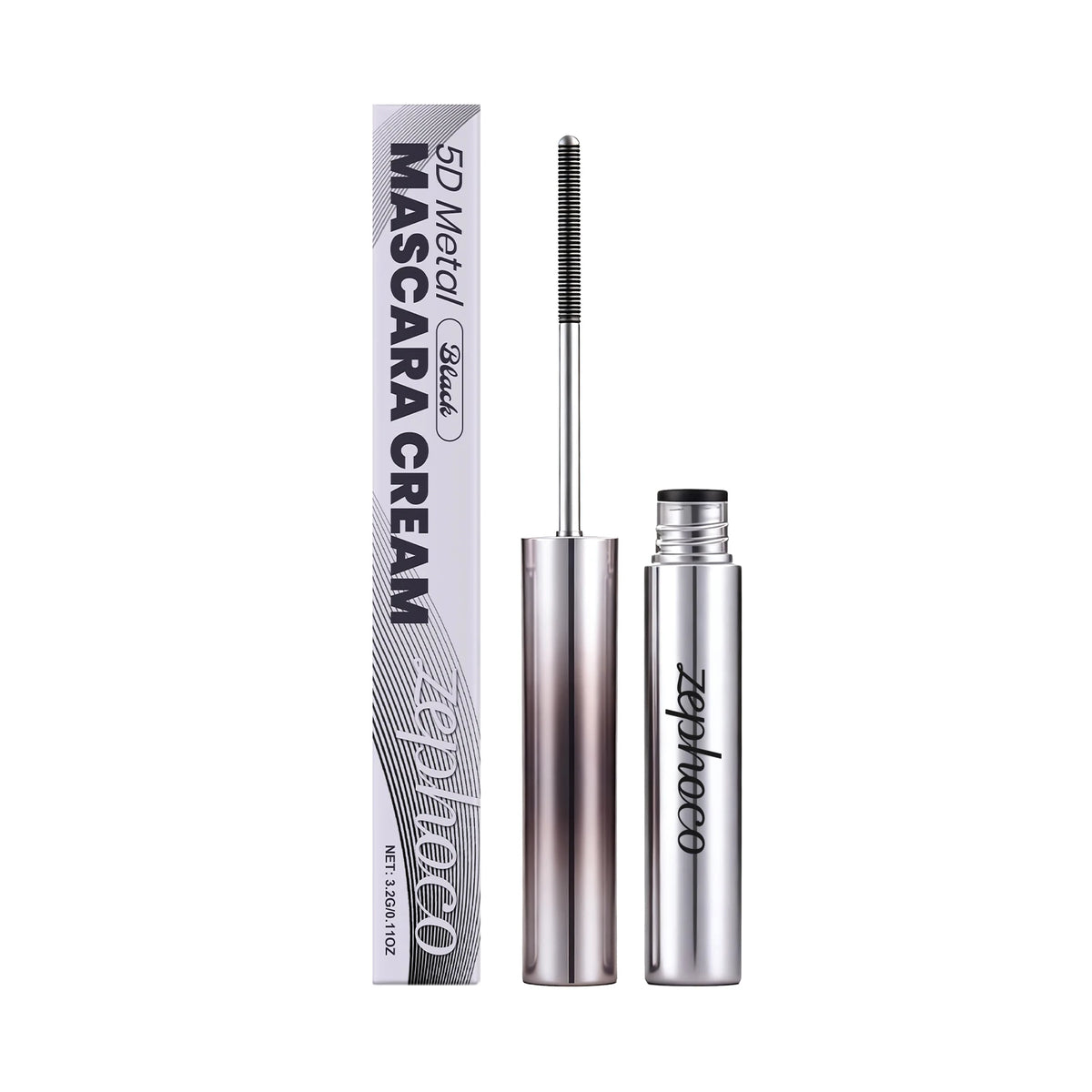 Black Mascara Volumizing Long Lasting Smudge Proof Waterproof Mascara Natural Curl Eyelash Lengthening Intense Black Eye Lash Makeup Daily Beauty Tool Cosmetic For All Day Wear