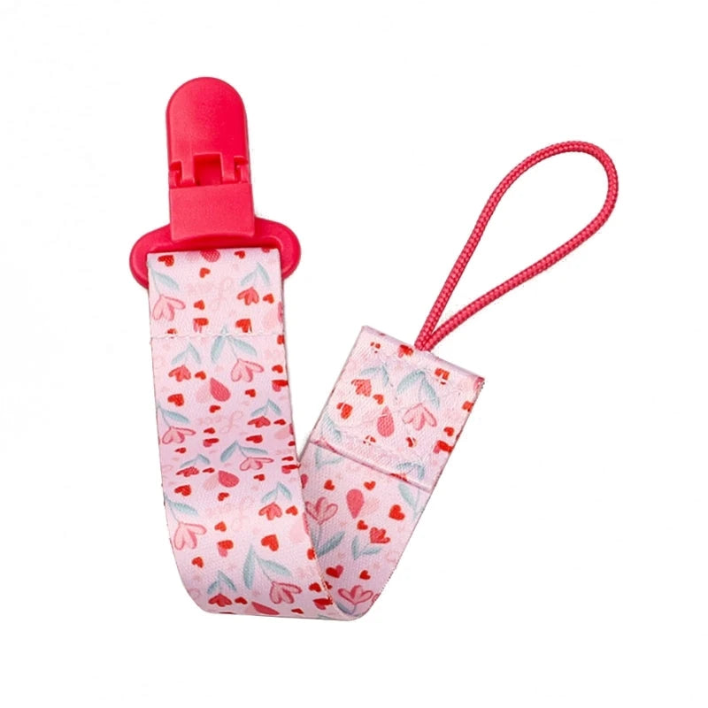 Baby Pacifier Clip Cartoon Pattern Pacifier Strap with Fun& Attractive Design