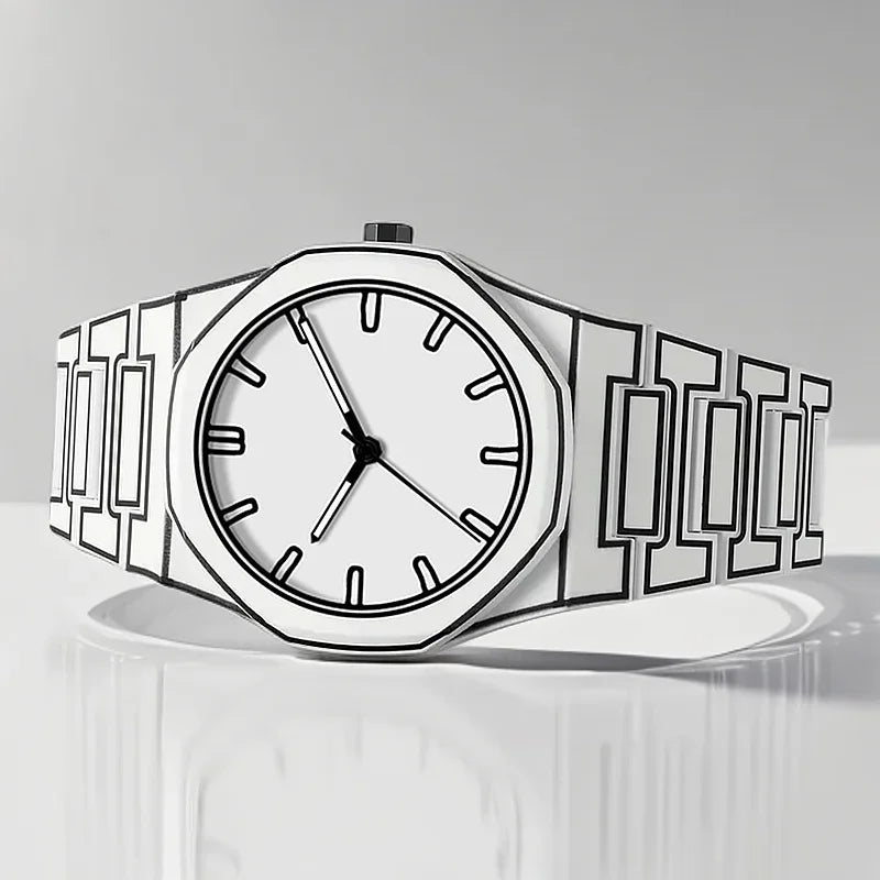 2026 New Quartz Watch with Silicone Material and Comic Design, Featuring Classic Anime Lines, a Men's Sports Watch