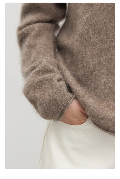 CHIC VEN New Women Knitted Cardigan Solid Long Sleeved Single-breasted Loose Casual Oversize Female Sweater Autumn Winter 2026
