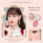 Flower Knows Strawberry Rococo Embossed Blush Fine Powder Makeup Smooth Long Lasting Blusher Waterproof Blush Maquiagem